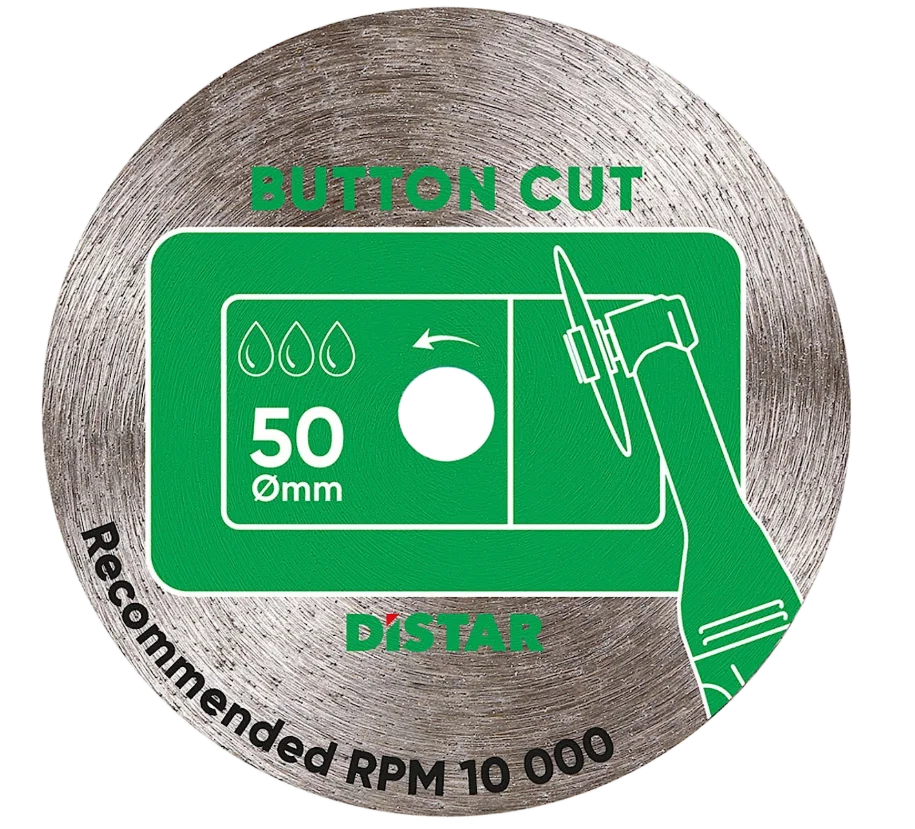 Tarcza diamentowa tnąca Distar 50 x 0,8mm ButtonCut PROXXON ( bez trzpienia ) - obrazek 5
