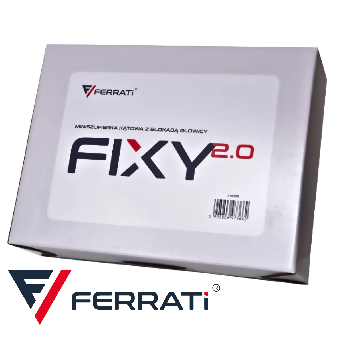FERRATI FIXY 2.0 2026 MINI SZLIFIERKA WIERTARKA 550W ZESTAW WALIZKA OSPRZĘT - obrazek 8